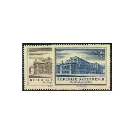 1955, ANK. 1029- 30, Unif. 853- 54