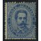 1879, Umberto I, 25 Cent. azzurro, dent. irregolare, cert. Catania (U. + S. 40 / 500,-)