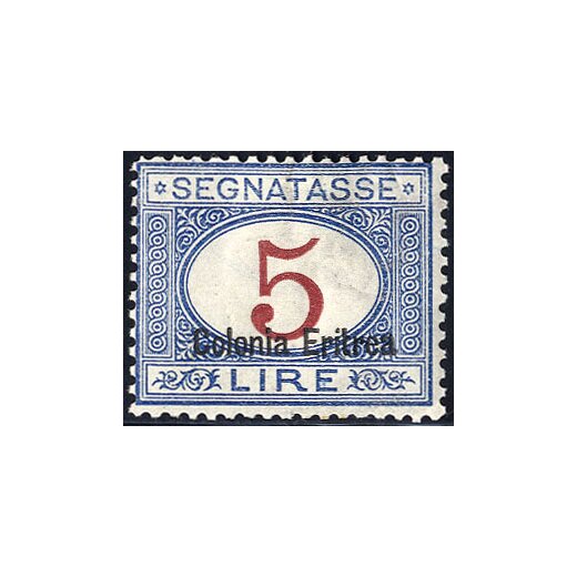 1920/26, Segnatasse, 5 Lire, firm. Caffaz, U. + S. 23 / 725,-