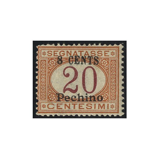 1918, Segnatasse, 8 C. su 20 C. (S. 6)