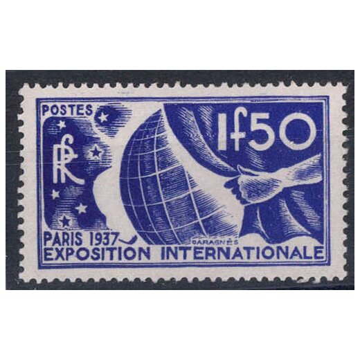 1936, Weltausstellung, ungebraucht (Mi. 328-33)