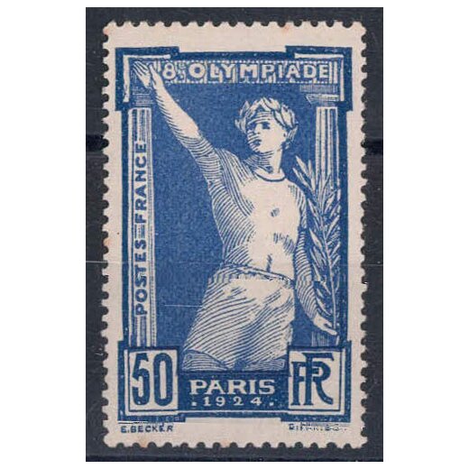 1924, Olympische Spiele, 4 Werte, ungebraucht (Mi. 169-72)
