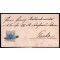 1850, 9 Kr. blau HPIIIa auf Brief von Salzburg 24.6.1853 nach Graz (ANK 5HIIIa)