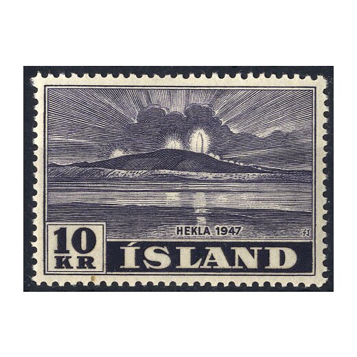 1948, Vulcano Hekla, 7 val. (Mi. 247-53 / Unif. 208-14 / 77,-)