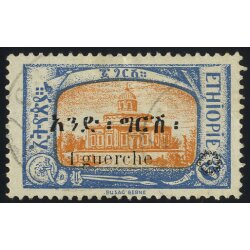 1926, ! G. auf 6 G. hellblau/orange (Mi. 91 / 95)