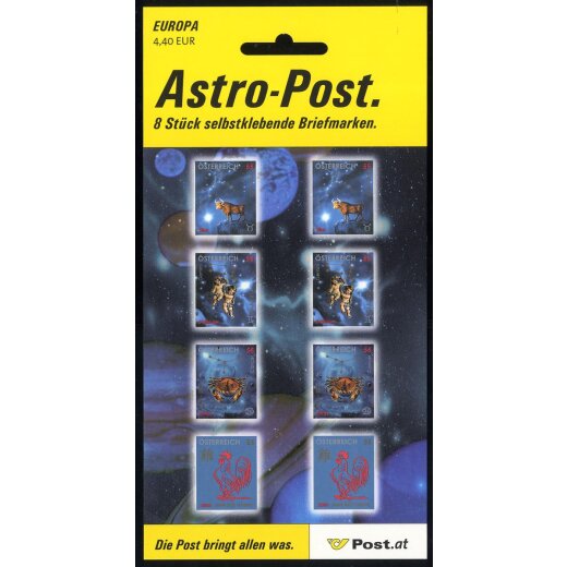 2005/06, Astroset 1 bis 4, komplett, vier Set mit jeweils zwei Garnituren (ANK 108,-)