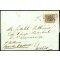 1850, 30 Cent. bruno scuro, primo tipo, su lettera da Treviso, firm. Sorani (Sass. 7d - ANK 4HI)