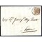 1850, 30 Cent. bruno scuro, secondo tipo, su lettera da Mantova, firm. Colla (Sass. 8 - ANK 4HIII)