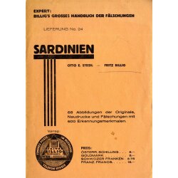 Sardegna, Fritz Billig, Originali e Falsi, 1935