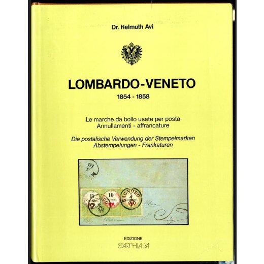 Avi, Lombardo - Veneto 1854-58, le Marche da Bollo usate per posta, come nuovo