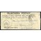 1946-47, I Periodo Tariffario, Mod. 14-bis del ufficio Imposte di Napoli con franchigia postale datata 3.1.47