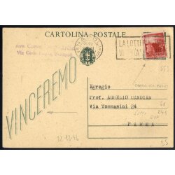 1946-47, I Periodo Tariffario, oltre 50 cartoline...