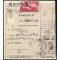 1946, Democratica P.A. 10 Lire su modulo vaglia di 5000 Lire del 16.10.1950 (Sass. A130)
