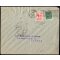 1944, lettera da Milano il 19.11. per Verona affrancata per 1 l. con Sass. 497,499