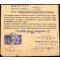 1945, licenza alle radioaudizioni affrancata per 1,50 l. con Sass. 507,509 timbrati Milano 31.1. stemma Sabaudo cancellato