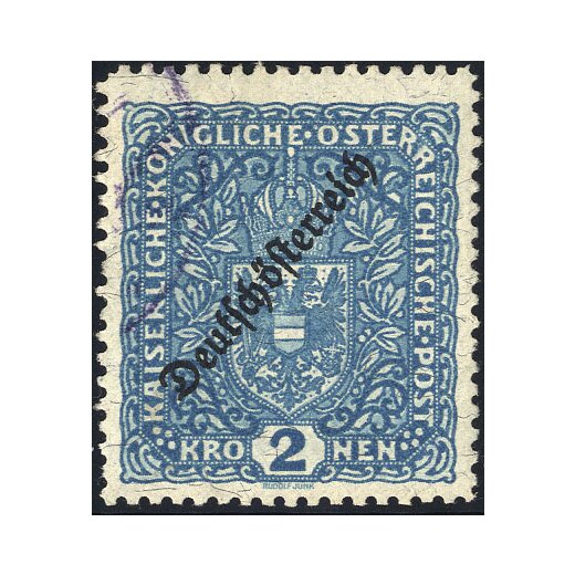 1918, 2 Kronen, Z&auml;hnung 11? (Mi. 243Ba / 184a / 140,-)