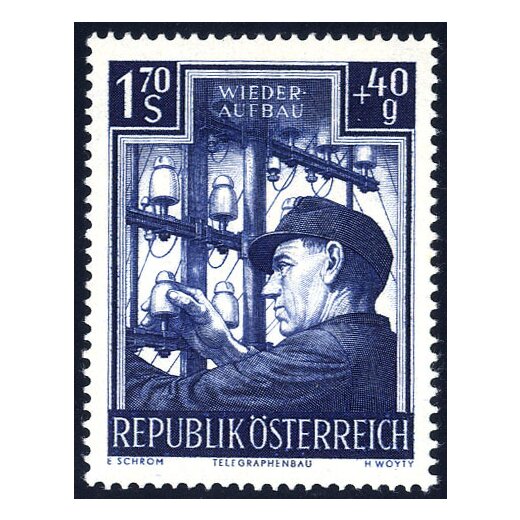 1951, Wiederaufbau, 4 Werte (ANK 977-80/ 90€,-) (Unif.794-97/ 90€,-)