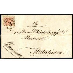 1854, "KLAGENFURTH 24 / 12", Einkreisstempel...