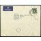 1950, Lettera da Asmara 3.11.1951 per Londra affrancata con 75 C. su 9 P. verde oliva, firm. Caffaz (S. 22)
