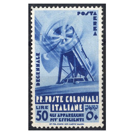 1933, Decennale, posta aerea, 8 val., rigommati (S. A22-29 / 180,-)