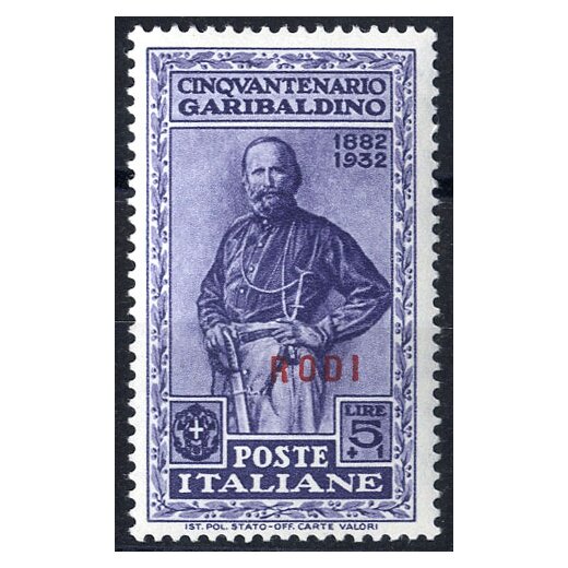 1932, Rodi, Garibaldi, 10 val. (S. 20-29 / 220,-)