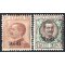 1922-23, Rodi, 85 Cent. + 1 Lira, 2 val. (S. 13-14 / 134,-)