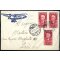 1937, lettera aerea da Posta Militare 130 E il 23.3. per Lodi affrancata con tre 50 C. Vittorio Emanuele III, Sass. 5 / 150,-