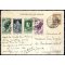 1936, cartolina illustrata spedita il 9.10. per Gand (Belgio) affrancata per 1,10 L. con Sass. 22,47-50 / 260
