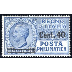 1924-25, posta pneumatica soprastampati, 4 valori,...