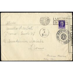 1942, lettera del 22.4.1942 da Trieste per Livorno,...