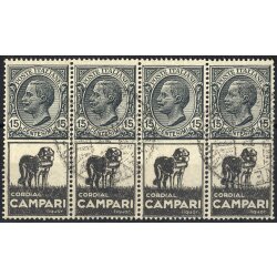 1924/25, Cordial Campari, 15 Cent. grigio e nero,...