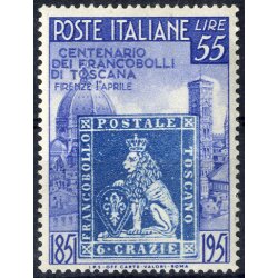 1951, Francobolli di Toscana 3 serie complete, gomma...