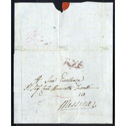 1803, Ufficio della posta di Napoli in Roma, Bollo...