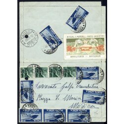 1950, biglietto postale usata il 22.3.50 per Modica...