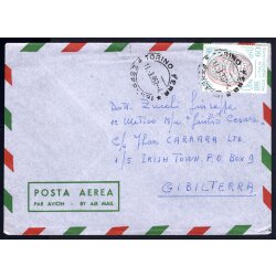 1957, lettera aerea da Torino l&acute; 11.3.57 per...
