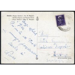 1946, cartolina (Trieste) da Trieste per Zagabria,...
