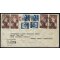 1948-49, IV Periodo Tariffario, lettera doppio porto per l´estero affrancata per 240 Lire da Milano il 9.11.48 per Buenos Aires (Argentina), Sass. 555(2),560(2),564(4)