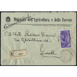 1948, Risorgimento, 50 Lire su raccomandata da Pisa...