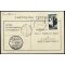 1951, Triennale, 20 Lire su avviso di ricevimento da Firenze 30.7.1951 per La Spezia (Sass. 666)