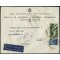 1948, Lettera da Perugia 20.3.1948 affrancato con Sass. 555 + A132, censurata