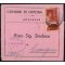 1946, Democratica espresso, 5 Lire su modulo da Ortona Mare del 6.12.1947 (Sass. E25)